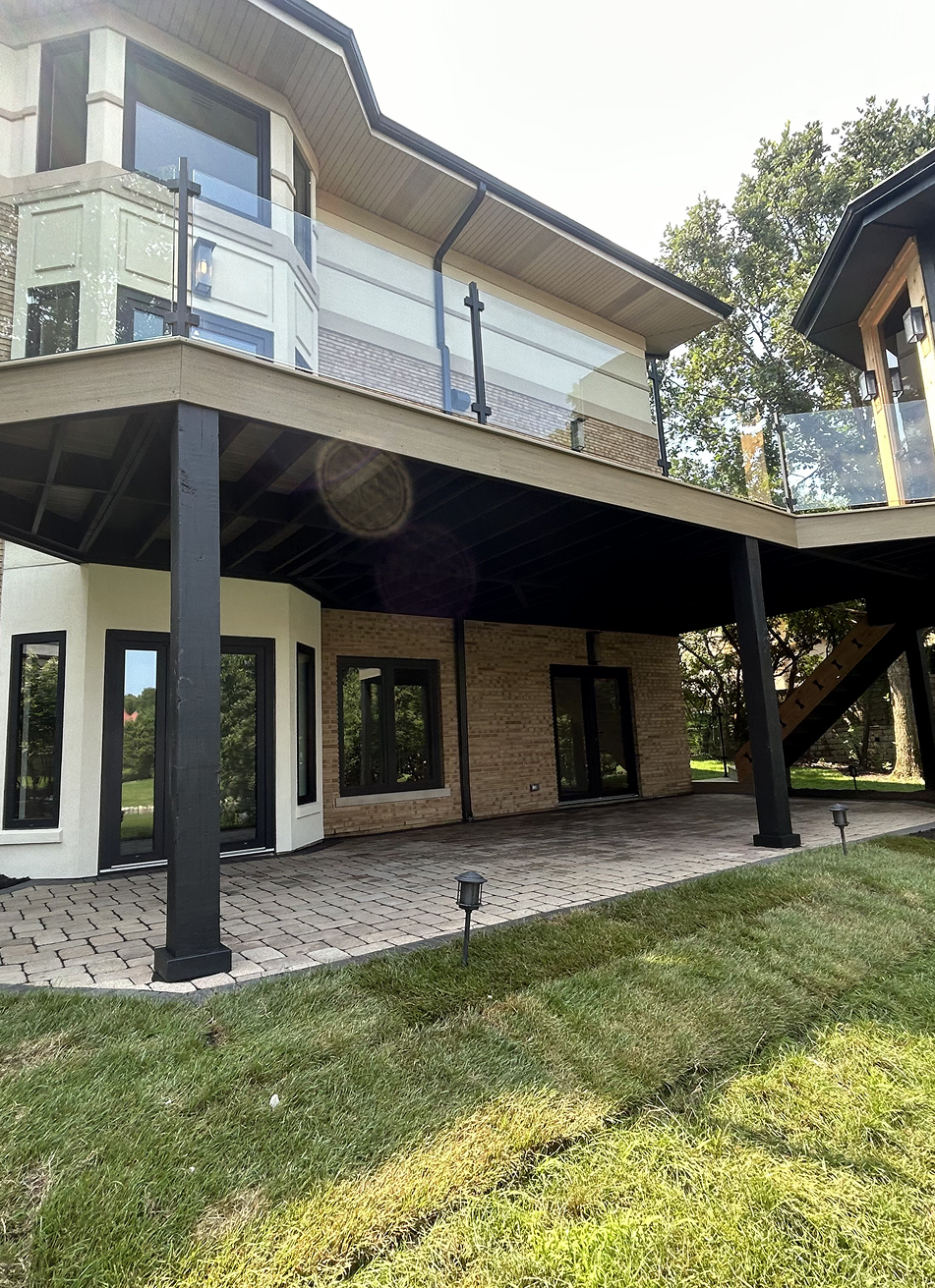 Outdoor construction project